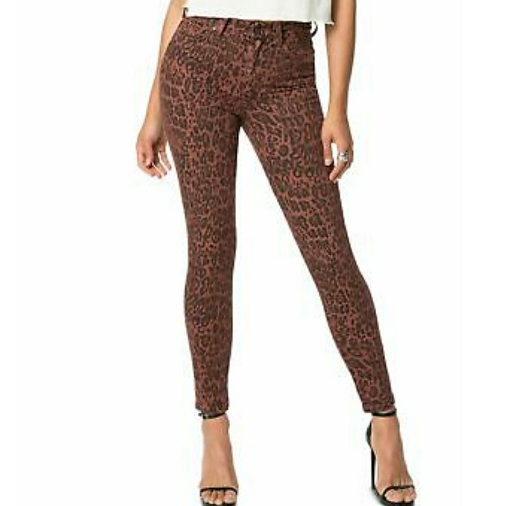 JOE'S Jeans Brown Animal Print Charlies, Size 31